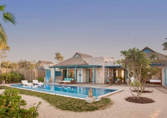 A villa with its own pool
